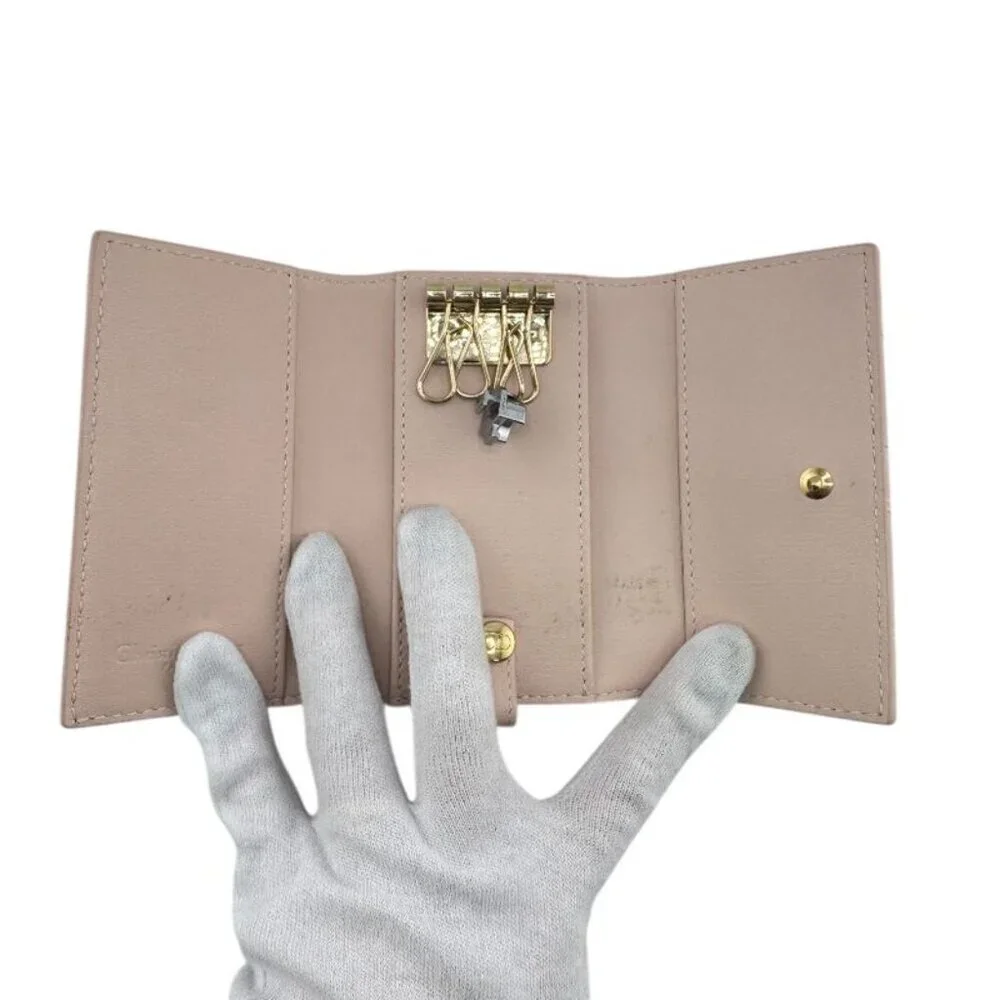 Dior Lady Key Case Pink